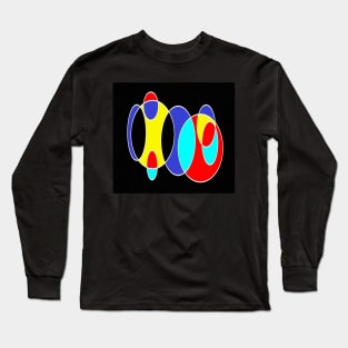 Multicolor black Long Sleeve T-Shirt